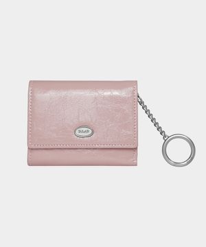 베니 3단 반지갑-핑크