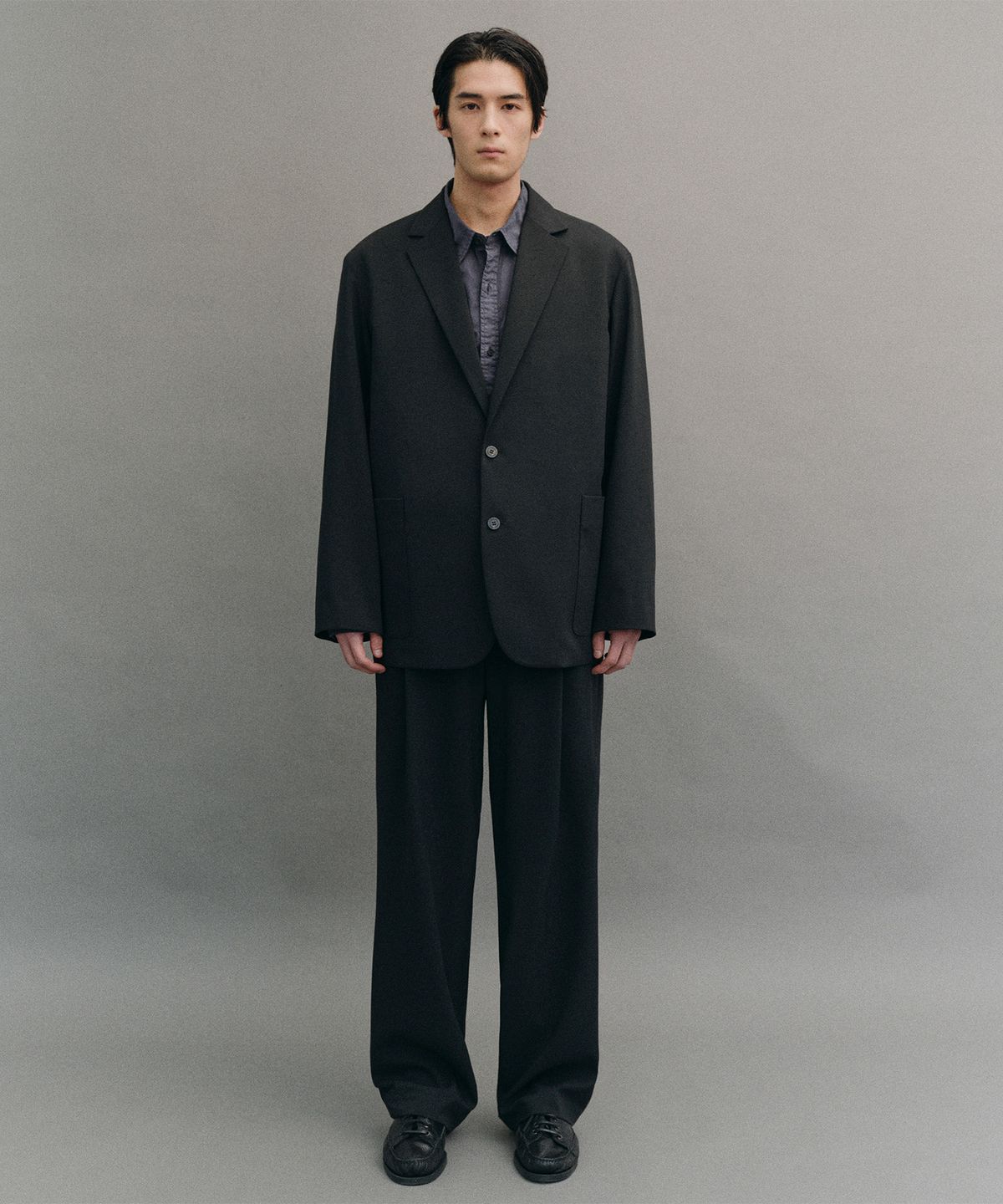 어나더 오피스(ANOTHER OFFICE) [SS] Habana Single Jacket (Black)