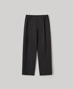 [SS] Habana Banded Slacks (Black)
