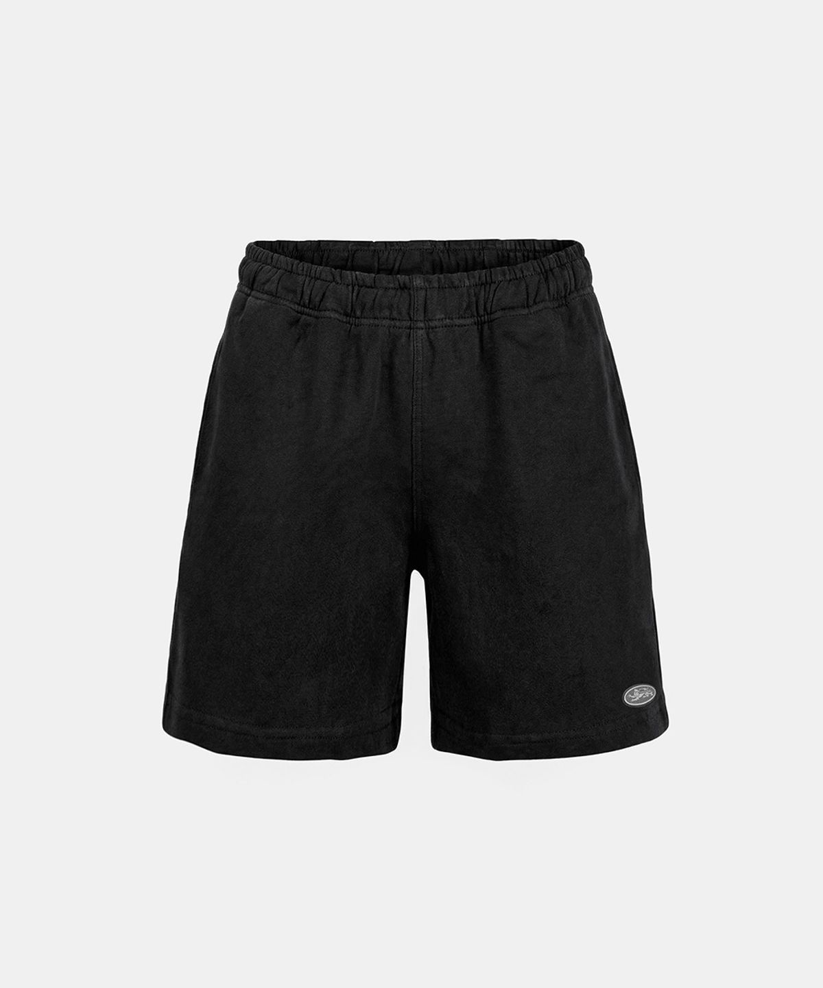 배드블러드(BADBLOOD) BS Soft Terry 7-Inch Shorts - Black