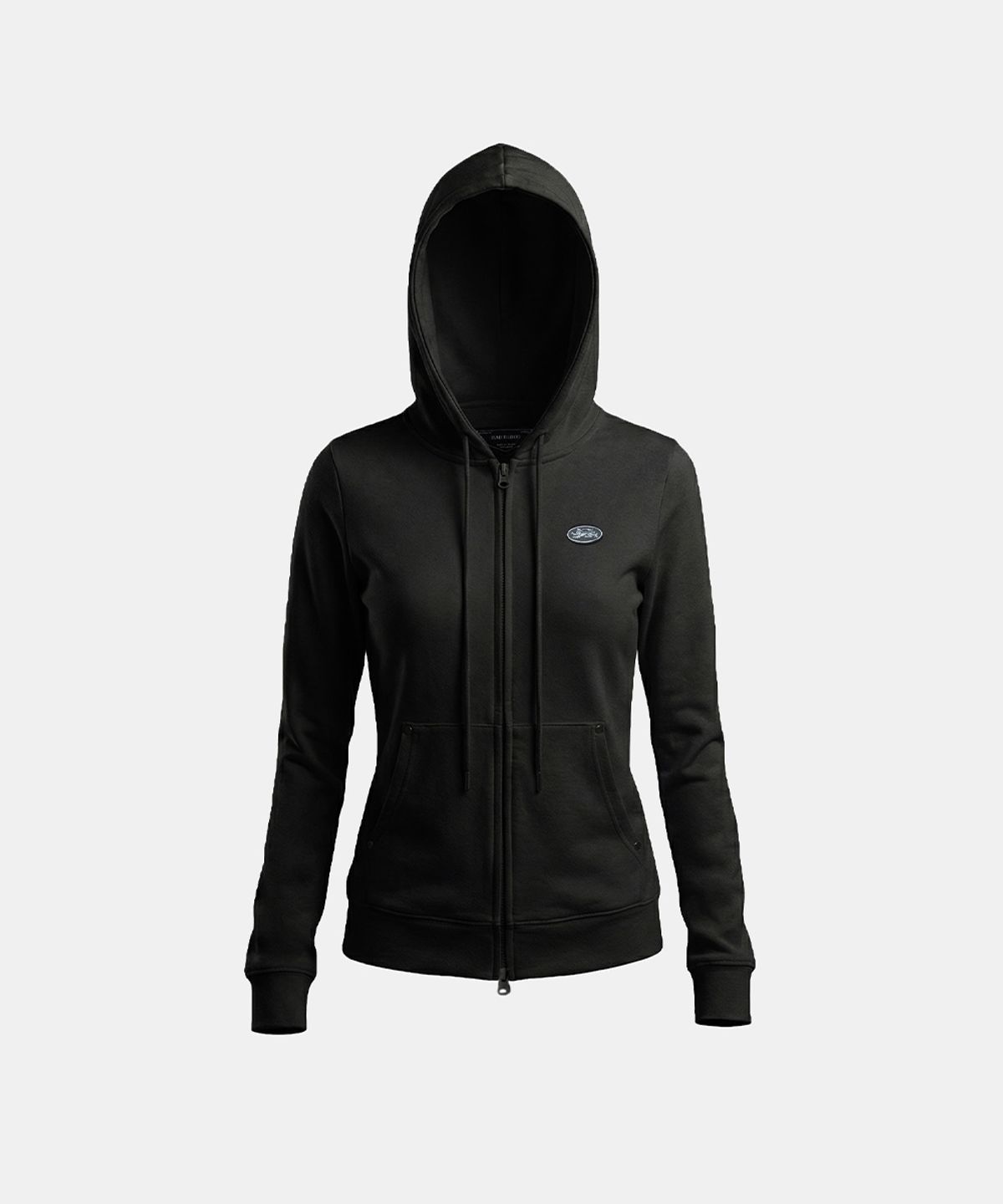 배드블러드(BADBLOOD) BS Soft Terry Zip-Up Hoodie - Black
