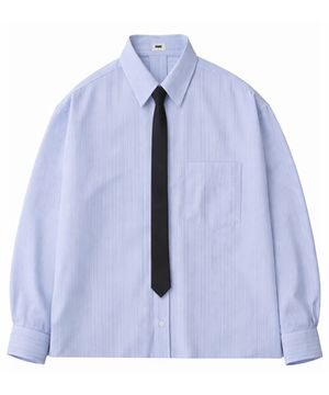 더 시티 스트라이프 셔츠 (스카이)
