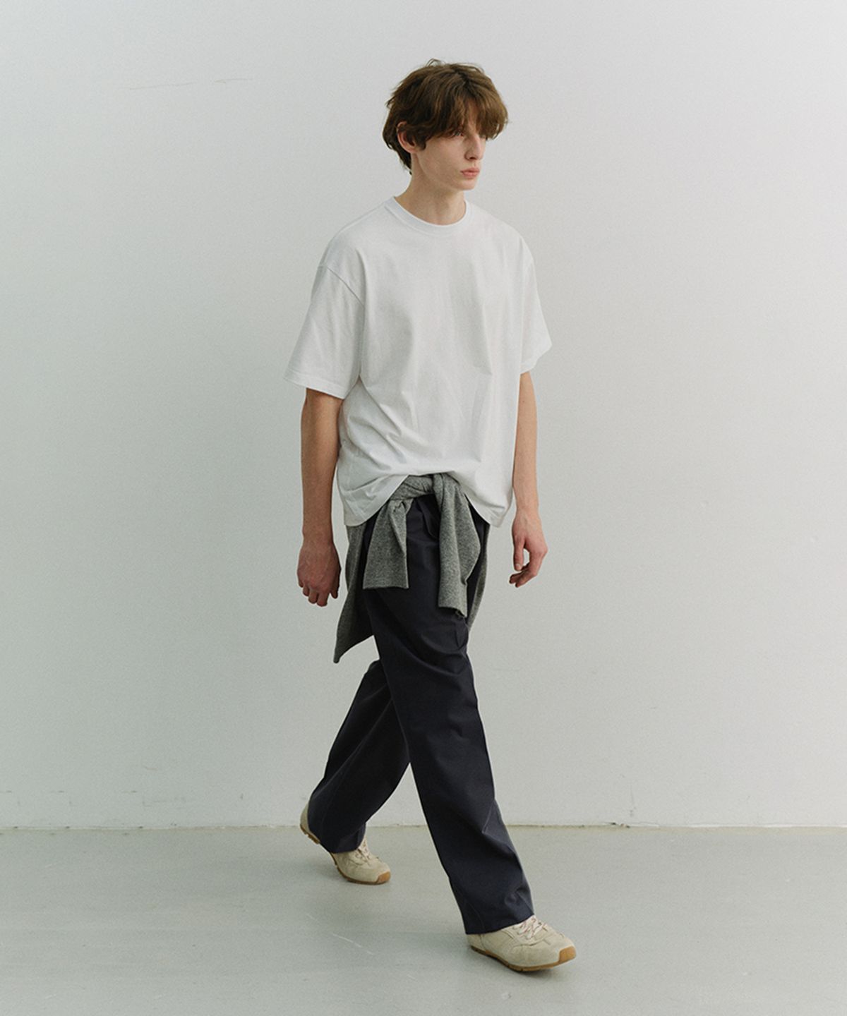던스트 포 맨(DUNST FOR MEN) LOOSE T-SHIRT_UNISEX_UDTS6A112_WHITE
