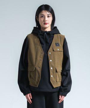 어반 플리스 베스트 카키