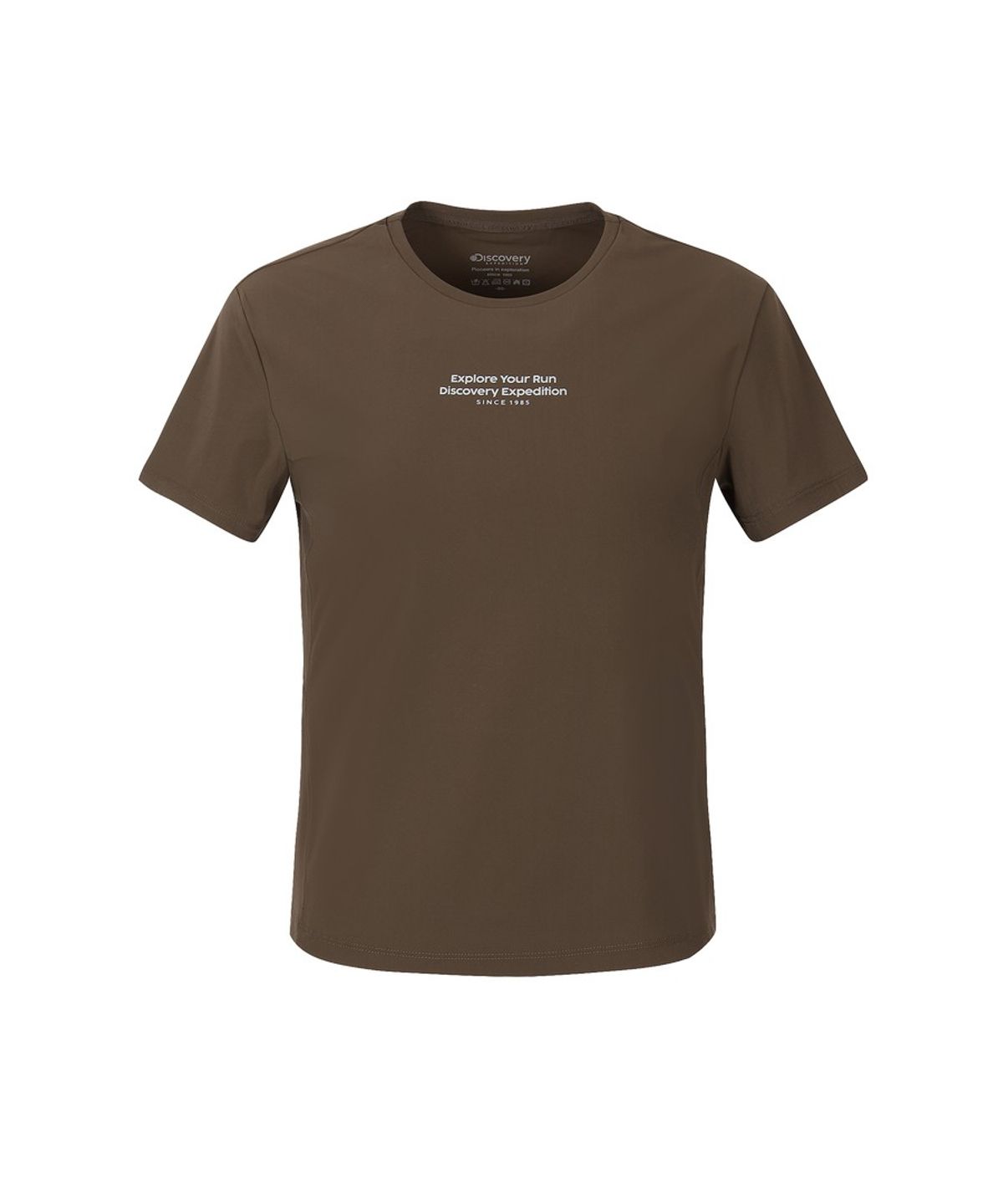 디스커버리 익스페디션(DISCOVERY EXPEDITION) 여성 기능성 러닝 티셔츠 (Brown)
