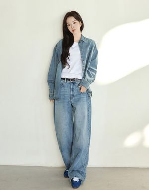 배럴핏 데님 팬츠 416536 [3color]