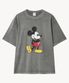 피그먼트 워싱 클래식 _미키_ 티셔츠 (GREY)