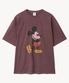 피그먼트 워싱 클래식 _미키_ 티셔츠 (BURGUNDY)