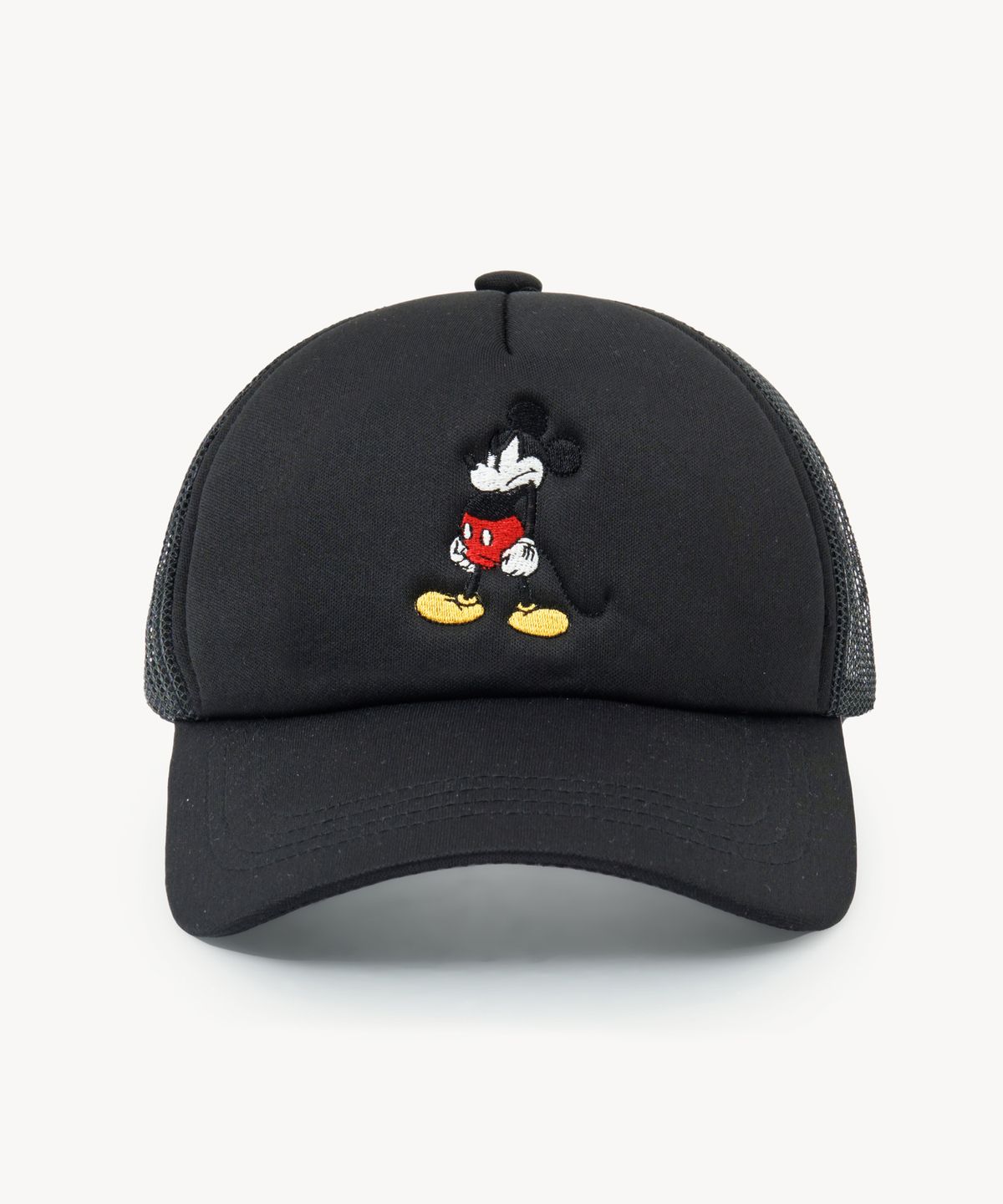 브이투(VTWO) 앵그리 _미키_ 매쉬 캡 (BLACK)