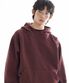 아크 넥 후드 버건디 MMHD6924