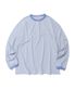 스트라이프 긴팔티셔츠 (블루)