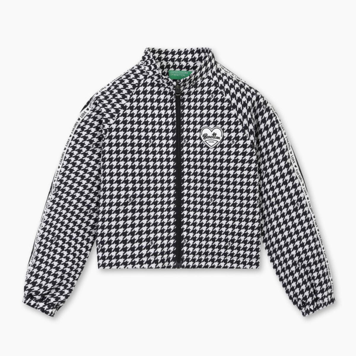 베네통키즈(BENETTONKIDS) 하운드투스 테이프 점퍼_QAJP04611BK