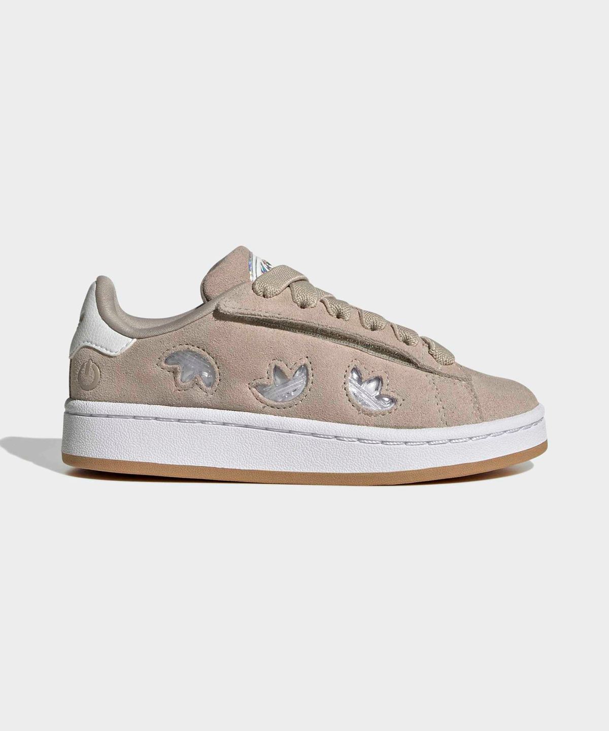 아디다스 키즈(ADIDAS KIDS) 캠퍼스 00s LED 라이츠 컴포트 클로저 엘라스틱레이스 키즈 - 베이지 / IH6383