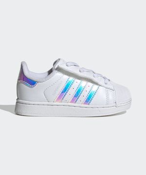 오리지널스 슈퍼스타 II 컴포트 클로저 엘라스틱 레이스 토들러 - 스파클 블루 / JQ1791