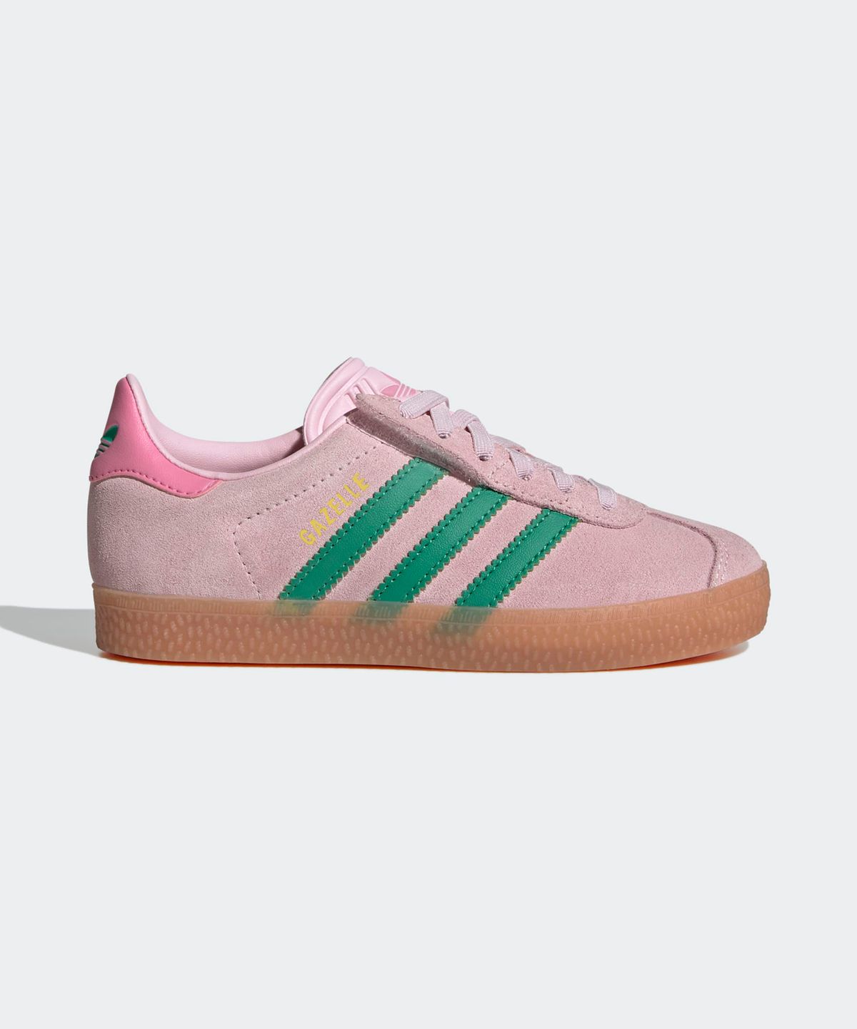 아디다스 키즈(ADIDAS KIDS) 가젤 컴포트 클로저 엘라스틱레이스 키즈 - 블리스핑크 / JQ7837