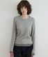 A3562 플루이드 롱 슬리브_Melange gray