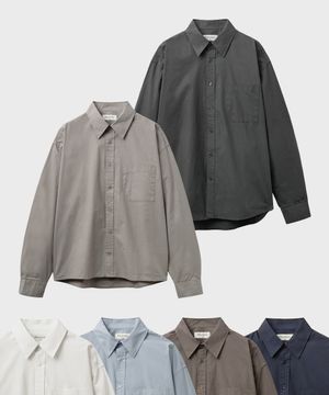 [패션플래닛X후브스] 필드 로우 셔츠 - 6col[일반/크롭]