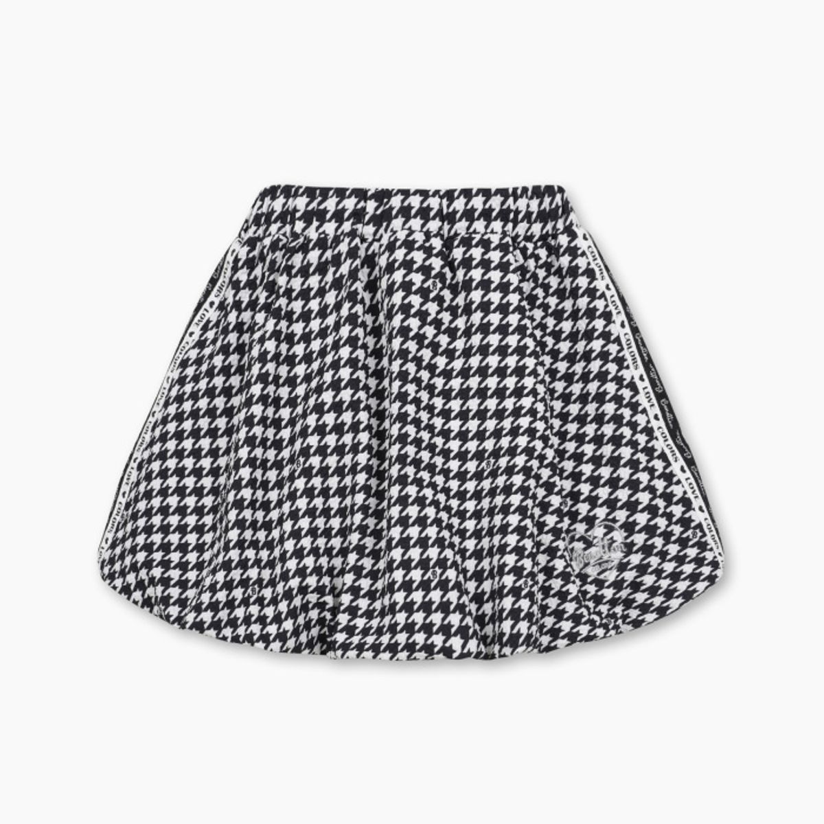 베네통키즈(BENETTONKIDS) 로고 테이핑 벌룬 스커트_QASK07611BK