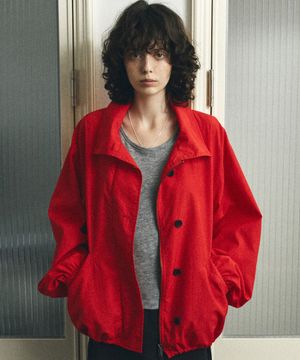 O3767 하이넥 윈드브레이커_Red