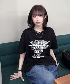 커뮤니티 스타 오버핏 반팔티(2color)