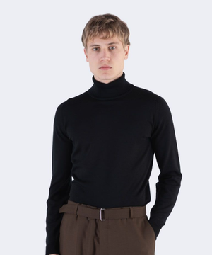 CONNELL Merino Wool Roll Neck Knit Classic 5 Colors