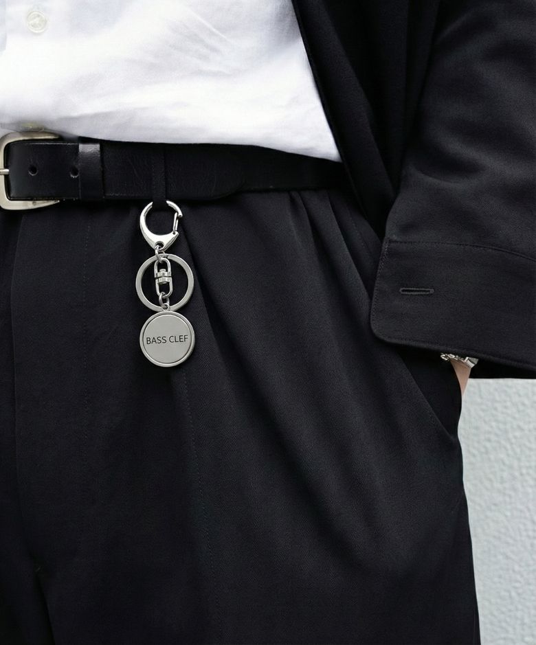 가방 키링 써지컬스틸 바지체인 SPIN PENDANT RING