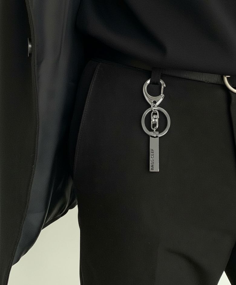 가방 키링 펜던트 써지컬스틸 바지체인 STICK KEY RING