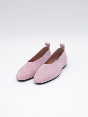 COW SUEDE ROUND FLAT (SH-3466)