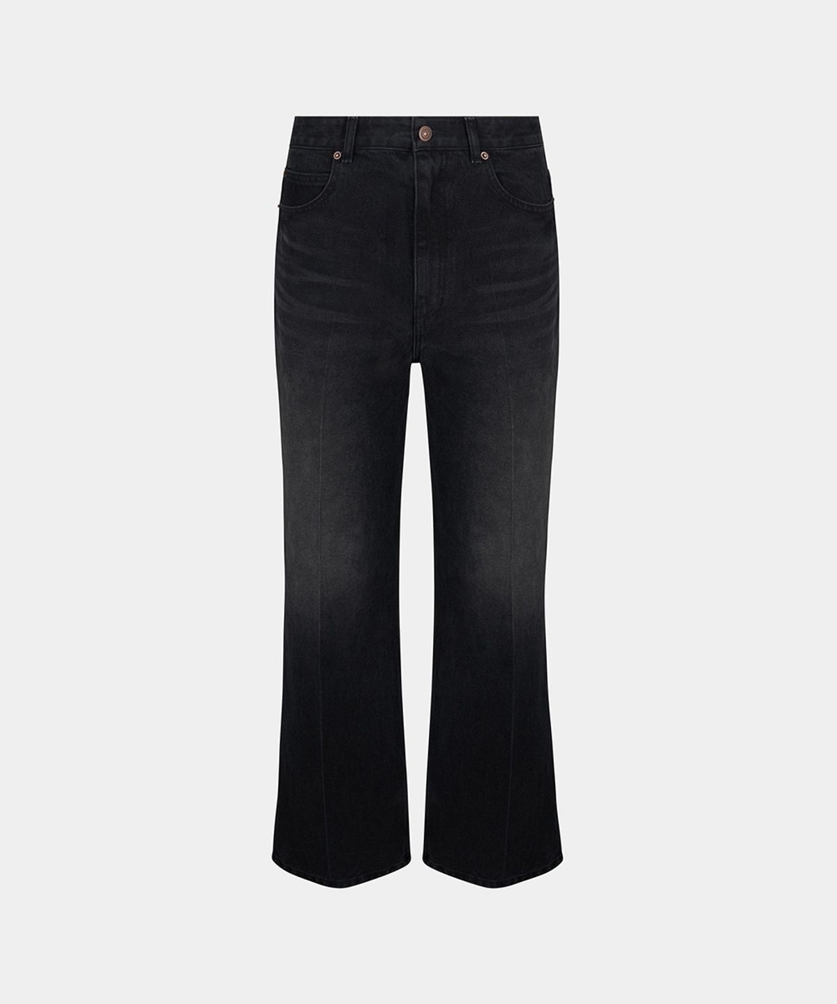 노이스(NOICE) M TIMELESS WASHED FLARED JEANS - BLACK