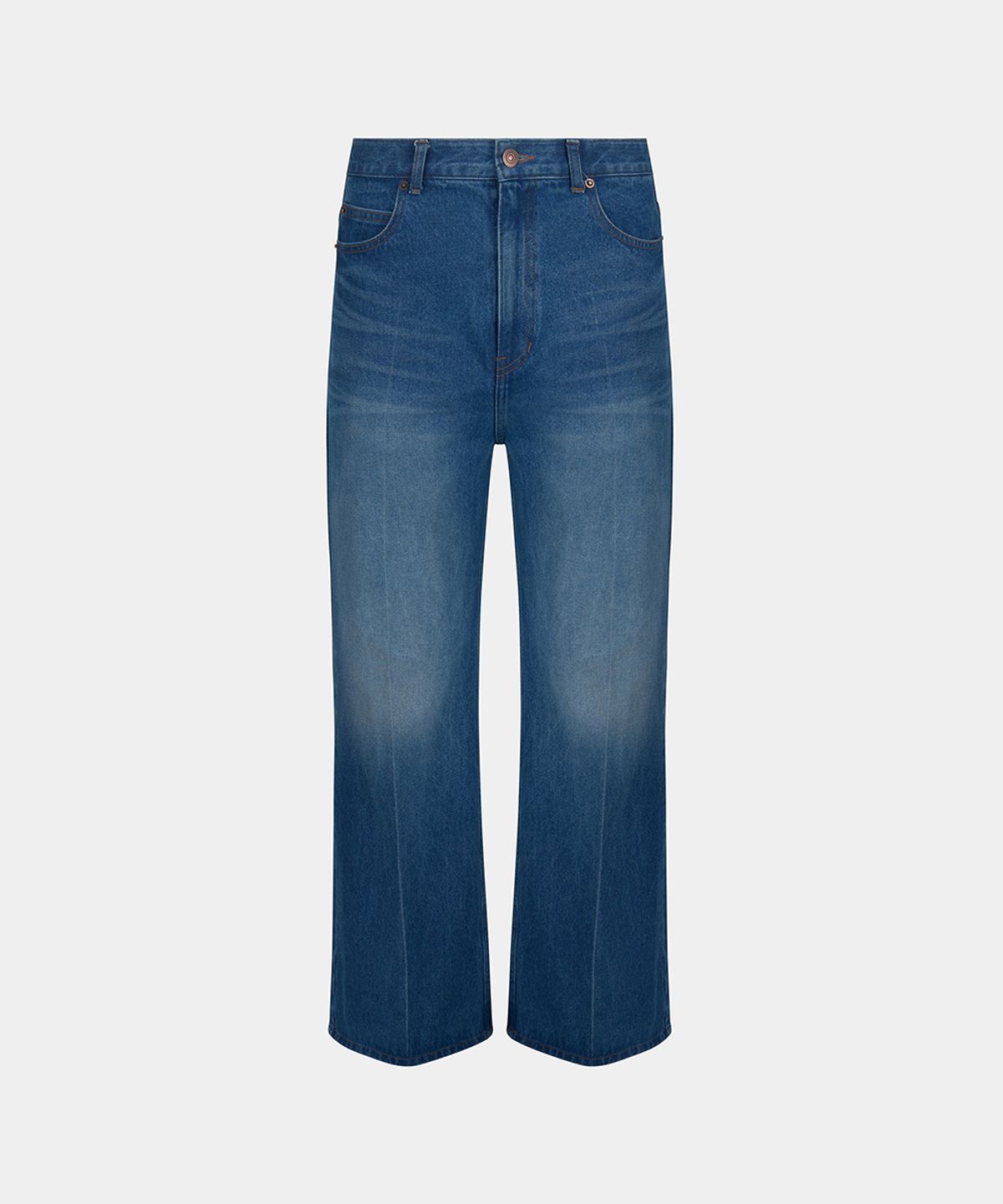 노이스(NOICE) M TIMELESS WASHED FLARED JEANS - DARK BLUE