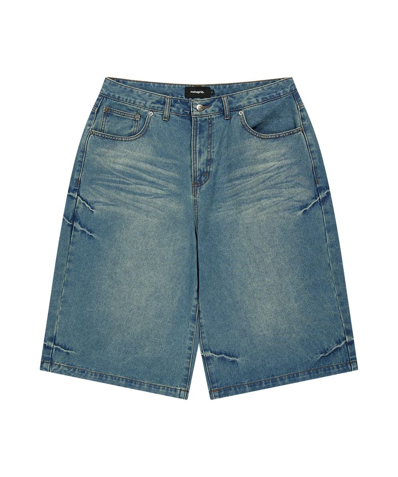 BERMUDA DOMINGO DENIM SHORT BLUE(MG2GMMD112A)