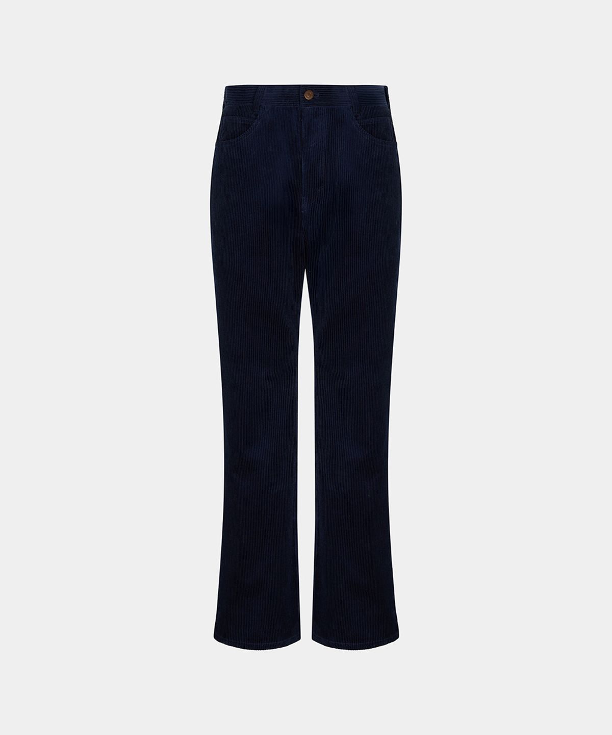 노이스(NOICE) M  CORDUROY FLARED PANTS - NAVY