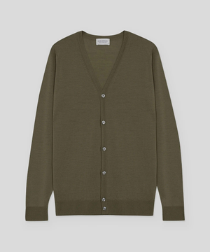 PETWORTH Merino Wool V-Neck Cardigan Knit Seasonal 4 Colors