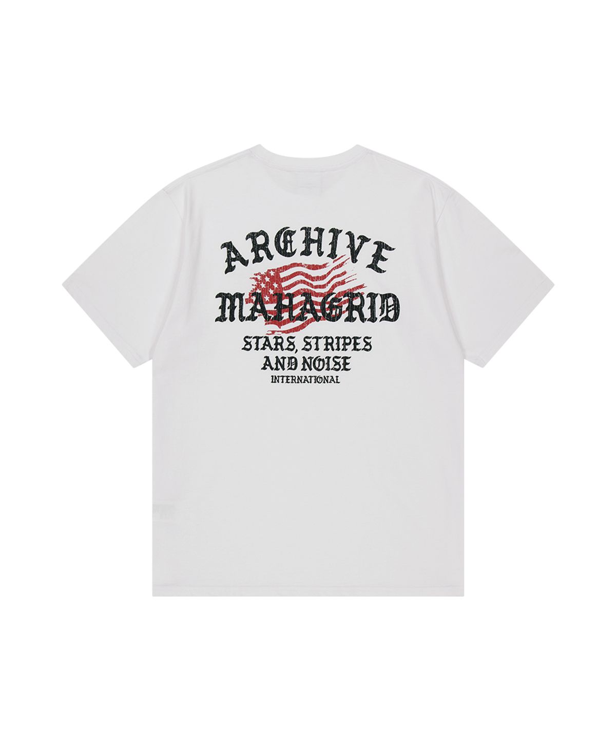 마하그리드(MAHAGRID) FLAG ARCHIVE TEE WHITE(MG2GMMT526A)