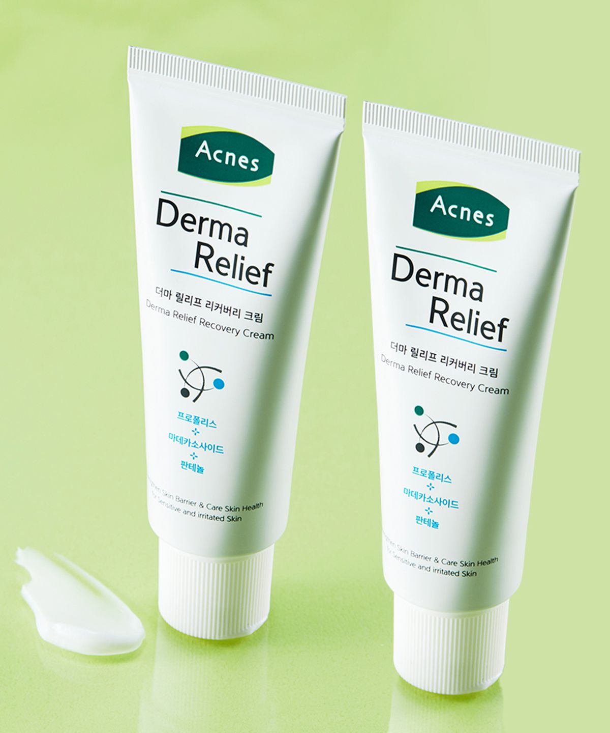 아크네스(ACNES) 2개 x [속보습] 더마 릴리프 리커버리 크림 40ml