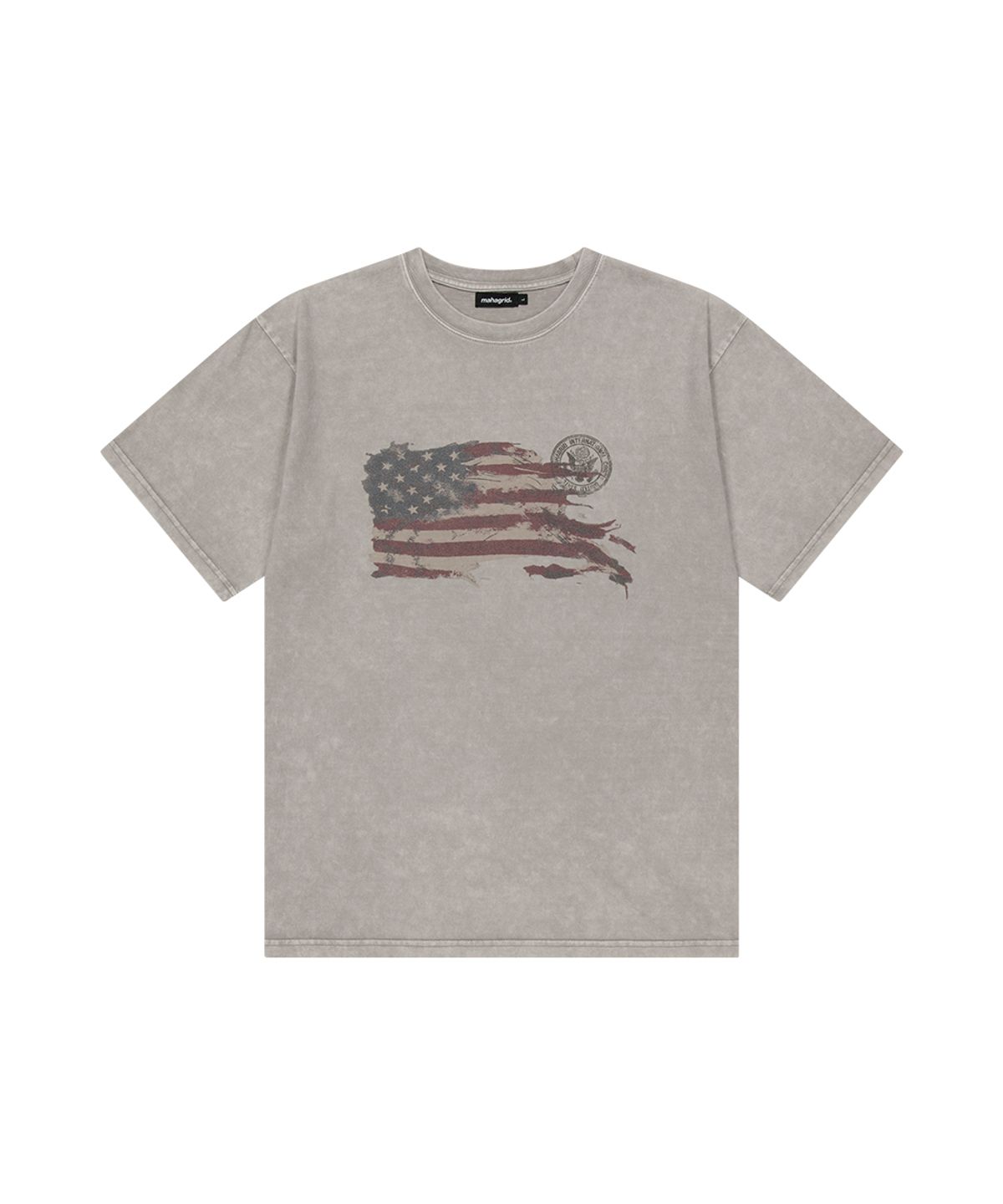 마하그리드(MAHAGRID) WASHED FLAG TEE BEIGE(MG2GMMT542A)