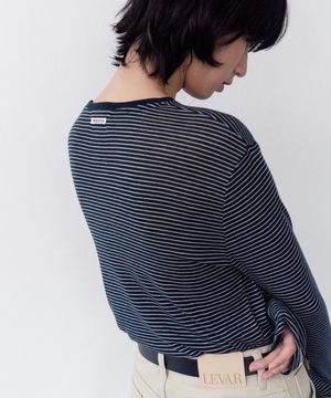 Standard Soft Stripe T-shirt - Navy Stripe