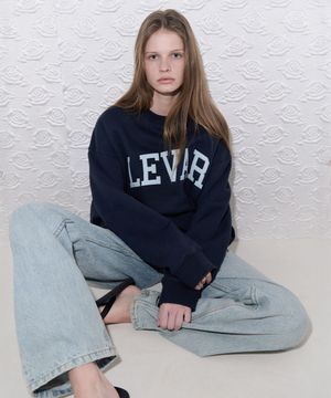 Levar Crewneck Sweatshirt - Classic Navy