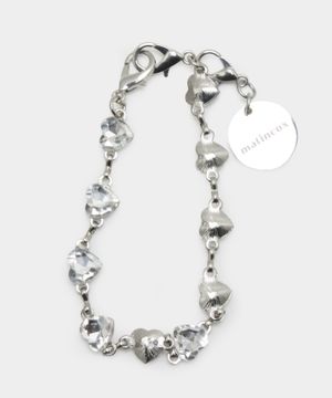 Crystal Heart Keyring