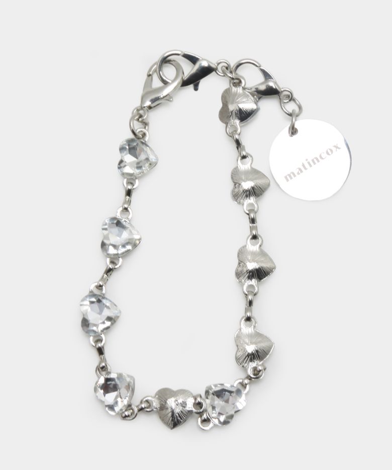 Crystal Heart Keyring