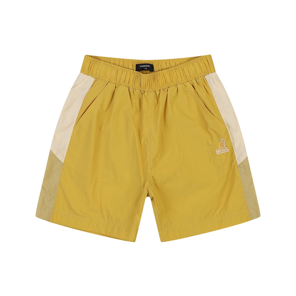 캉골키즈(KANGOL KIDS) 컬러블럭 우븐 쇼츠 SA 0209 옐로우