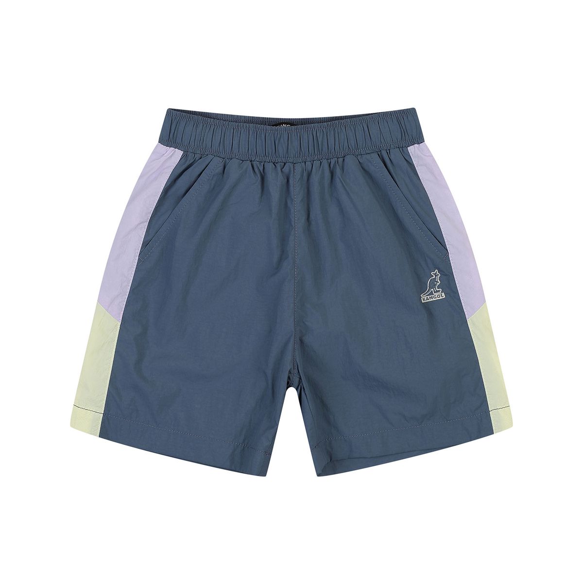 캉골키즈(KANGOL KIDS) 컬러블럭 우븐 쇼츠 SA 0209 그레이
