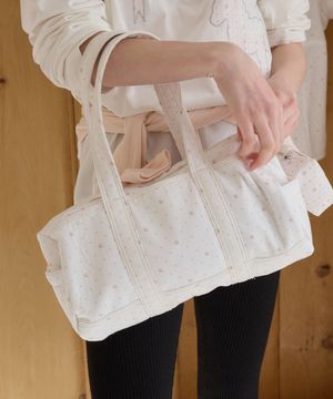 플라워 코티지 더플백 ( 화이트 )