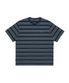 엔젤 더블 스트라이프 티셔츠 - NAVY