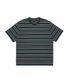 엔젤 더블 스트라이프 티셔츠 - D/GREEN
