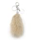 Real Fox Fur Keyring - Beige