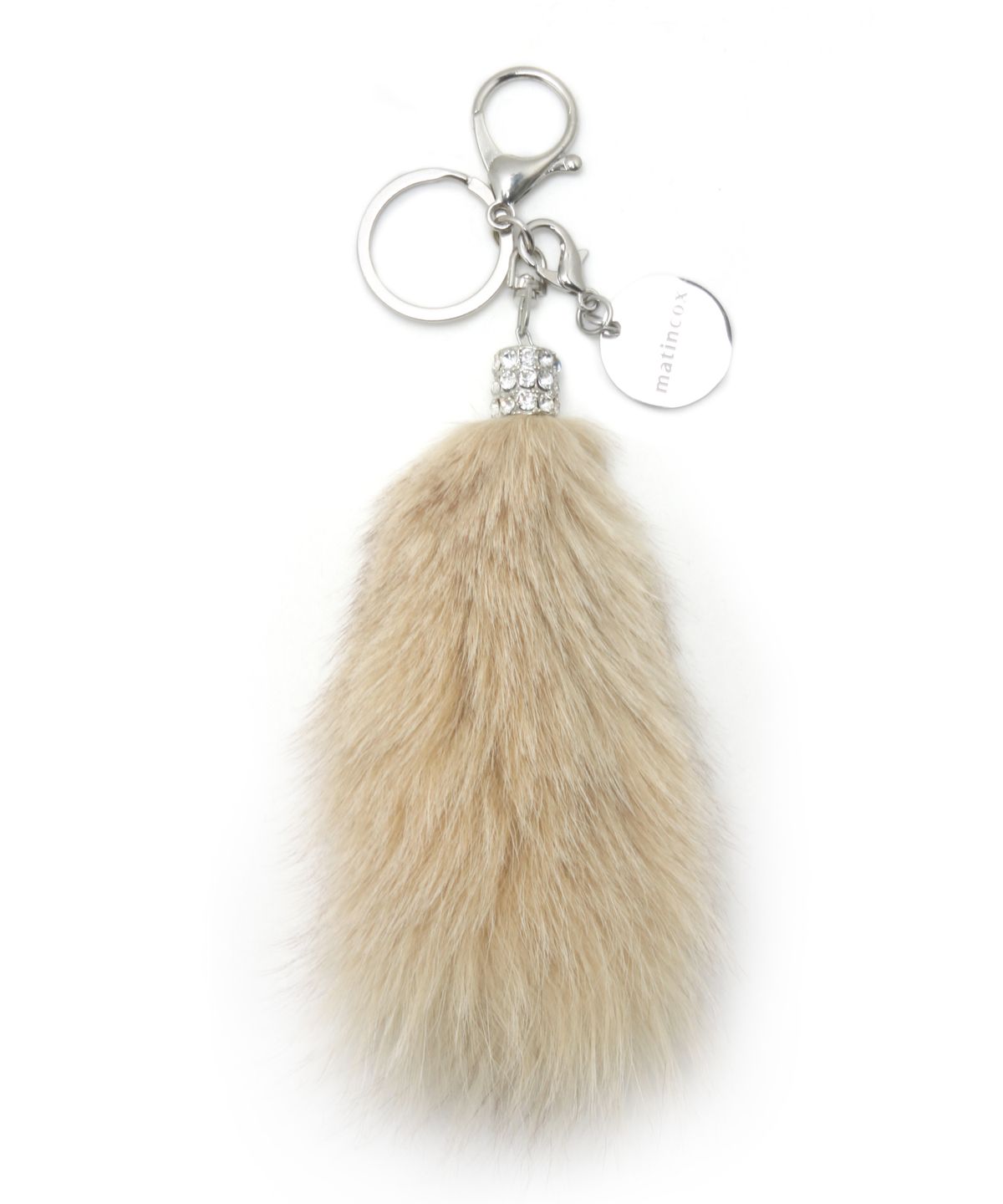 마틴콕스(MATINCOX) Real Fox Fur Keyring - Beige