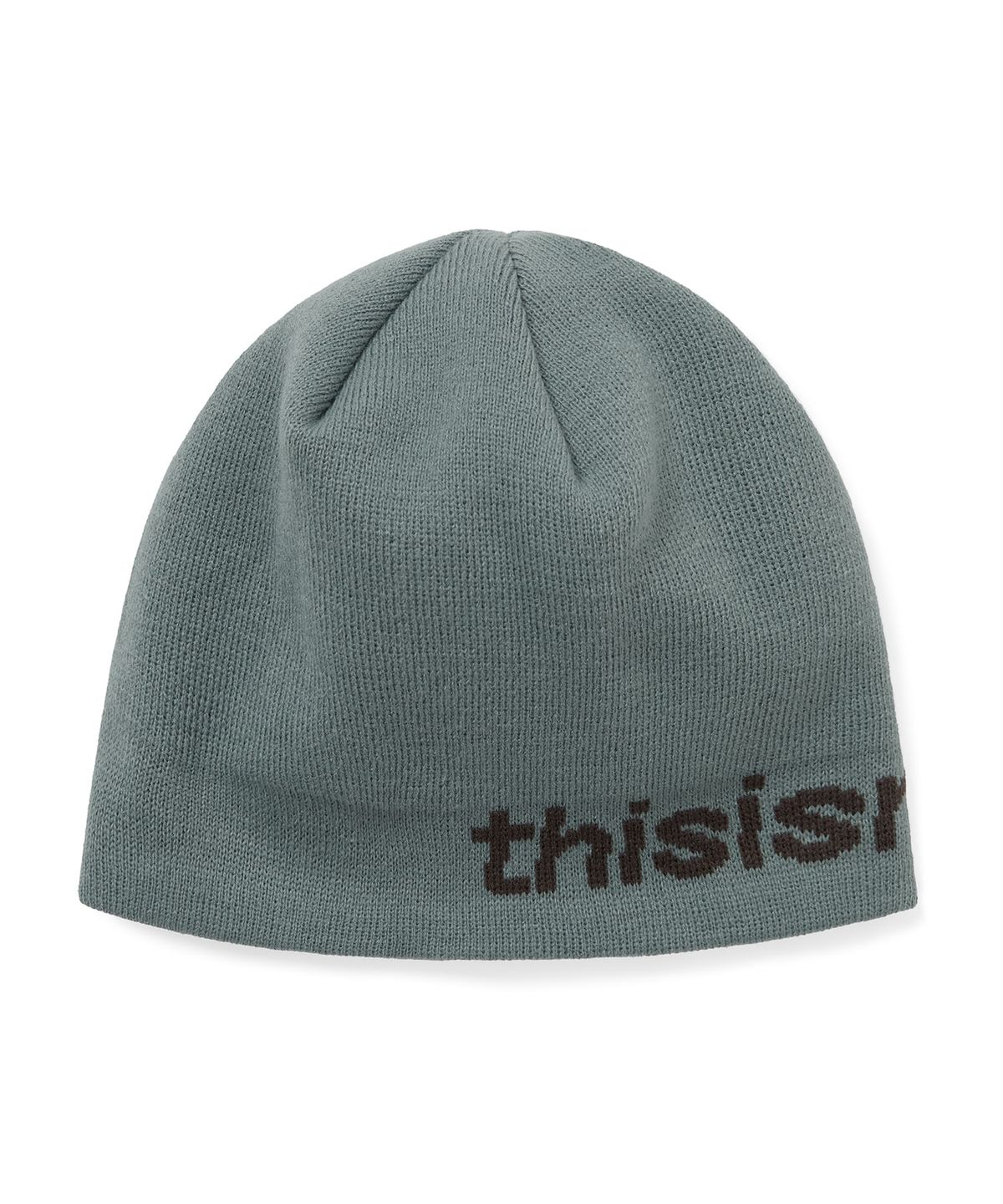 디스이즈네버댓(THISISNEVERTHAT) SP-Logo No Cuff Beanie Light Green