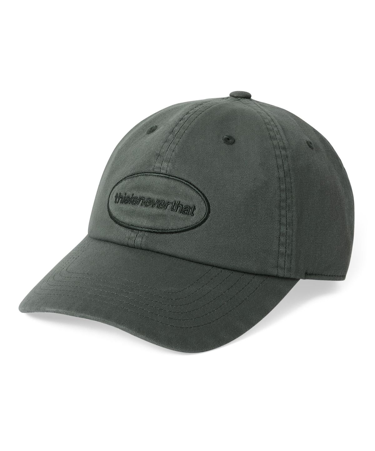 디스이즈네버댓(THISISNEVERTHAT) Overdyed E/T-Logo Cap Green