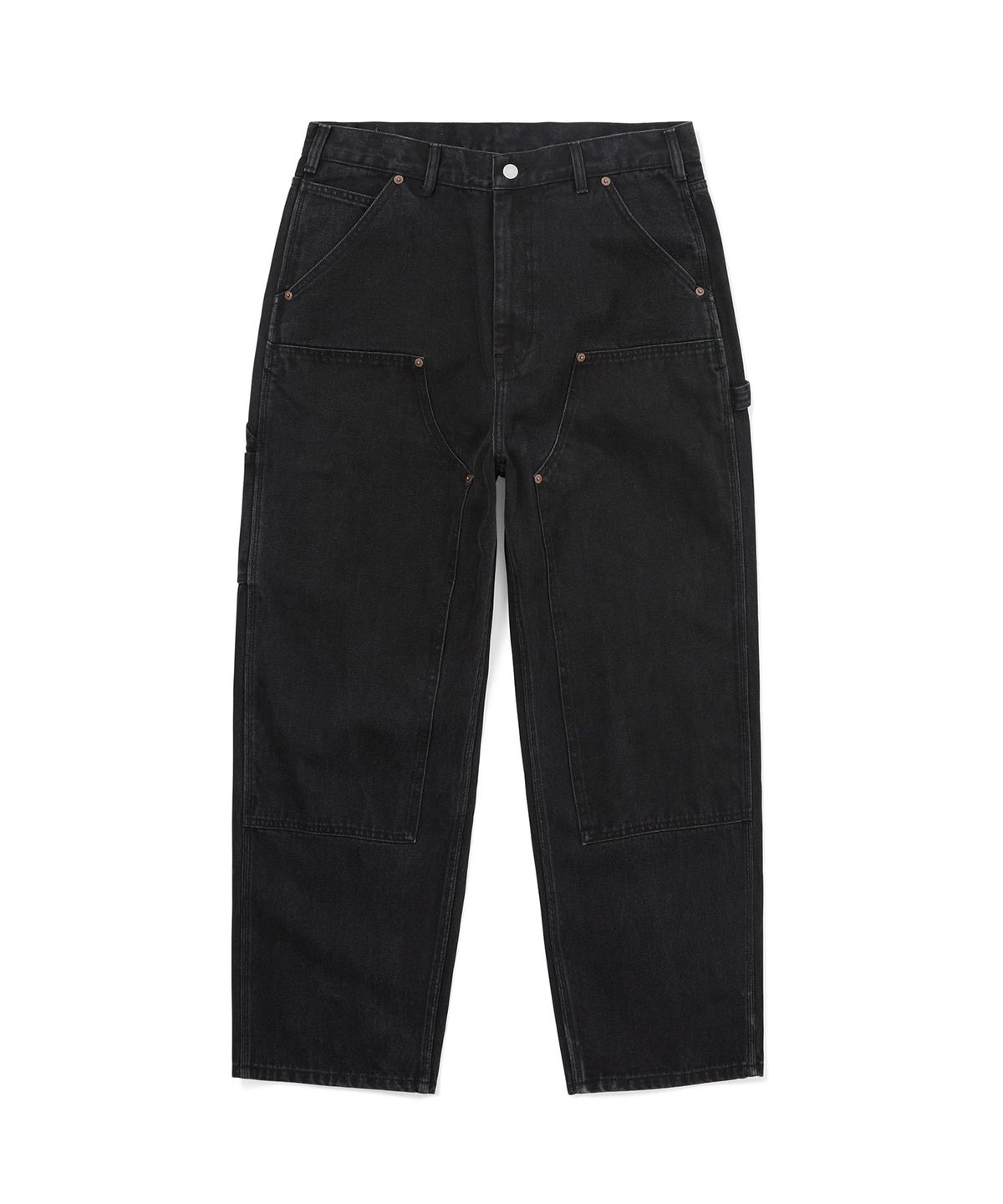 디스이즈네버댓(THISISNEVERTHAT) Denim Double Knee Pant Black